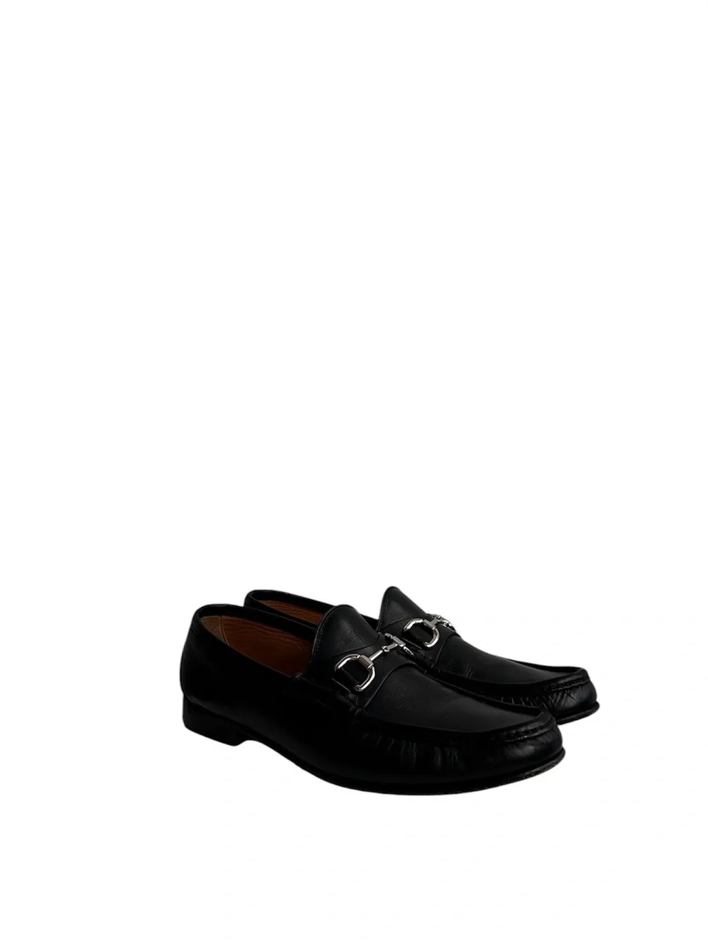 Gucci Black Leather Horsebit 1953 Loafers - Picture 1 of 8